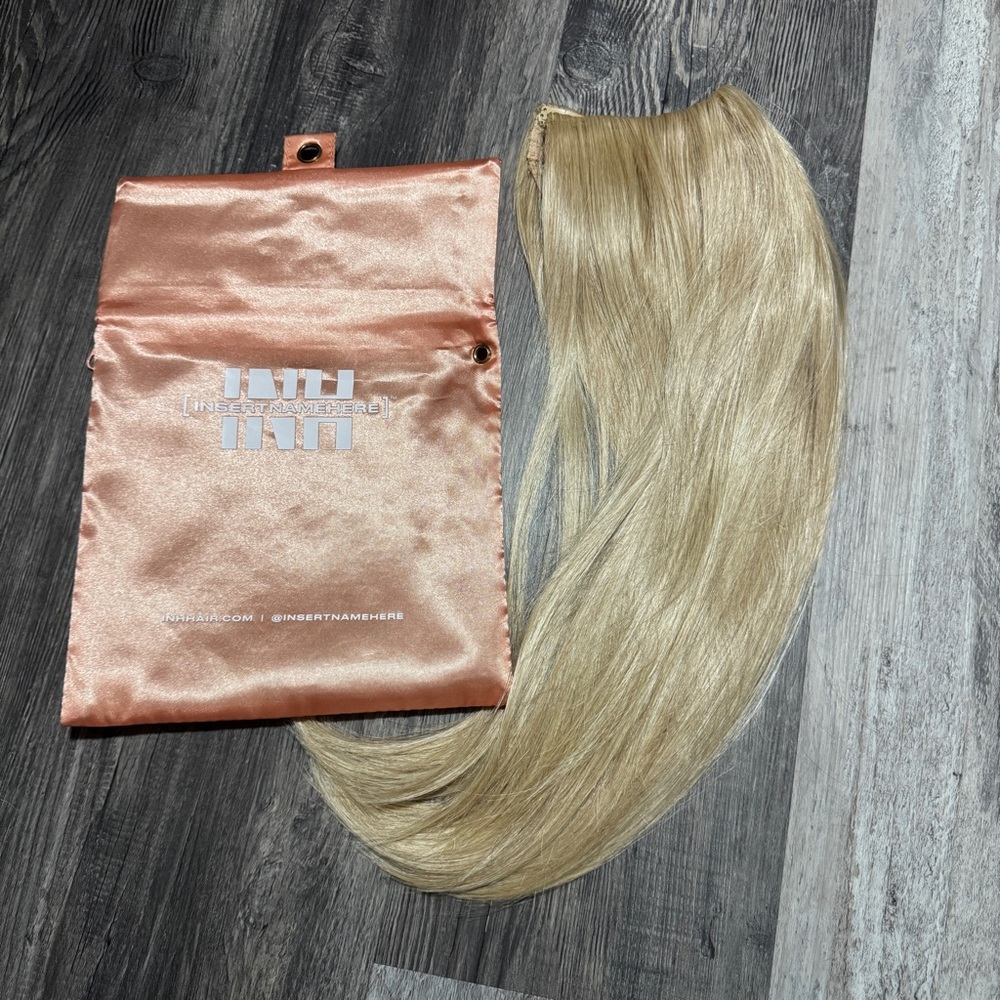 INH U Clip synthetic extensions 16" champagne blonde